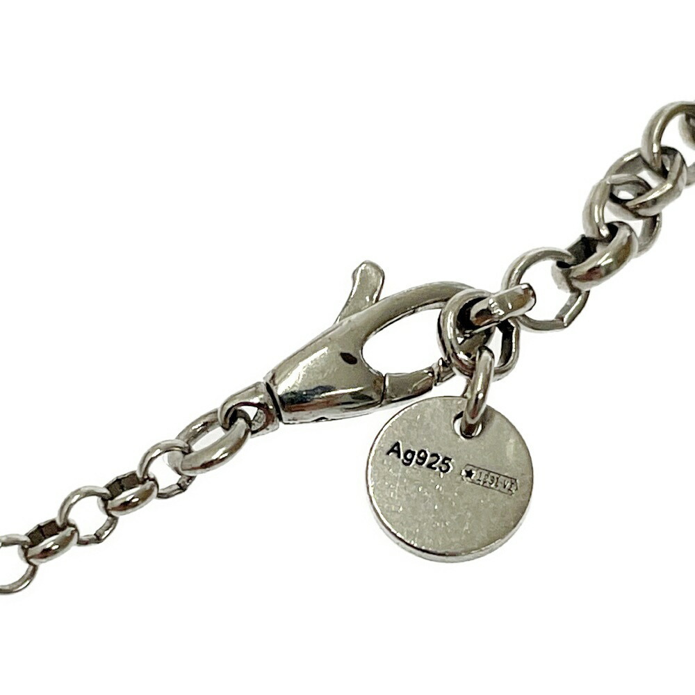 Gucci Silver Interlocking Arabesque Necklace - image 7